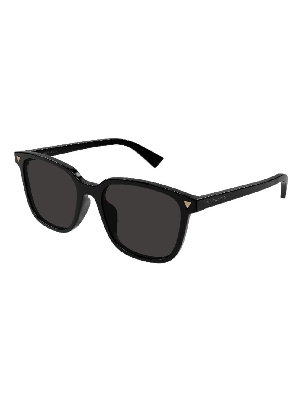 New Bottega Veneta Unisex Sunglasses Black Square Grey Lens Acetate Frame 001 55